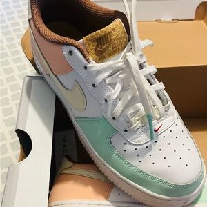 Nike Kids Air Force 1 Low LV8 "Ice Cream" sneakers